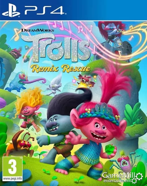 Игра DreamWorks Trolls Remix Rescue PS4 Диск на PS 4