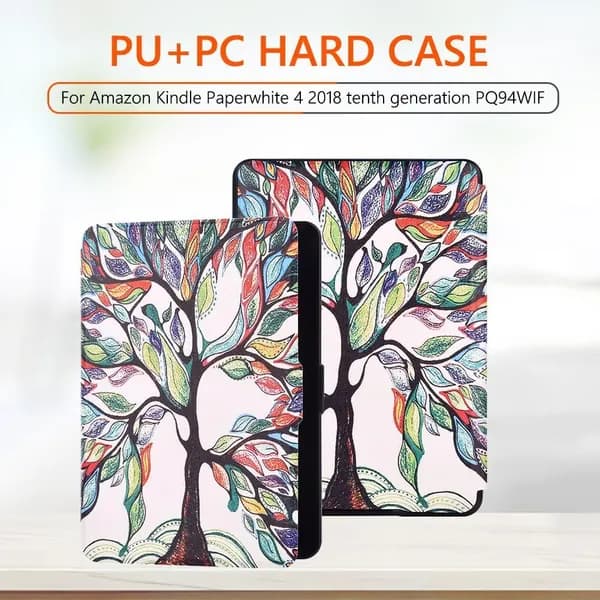 Чехол для Kindle Paperwhite 4 (2018) с матовой текстурой и функцией подставки