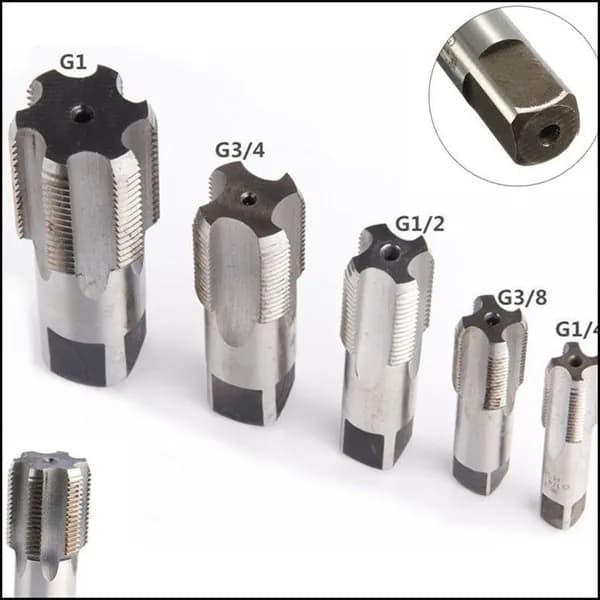 G1/8 1/4 3/8 1/2 3/4 1 Конусный трубный метчик Инструменты для нарезания резьбы по металлу