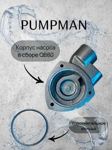 Корпус насоса в сборе QB80