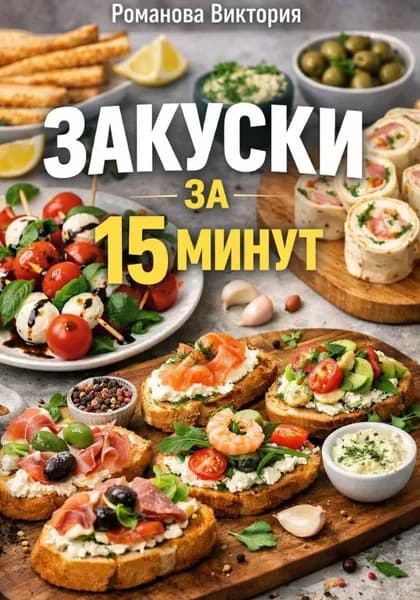 Закуски за 15 минут | Романова Виктория | Электронная книга