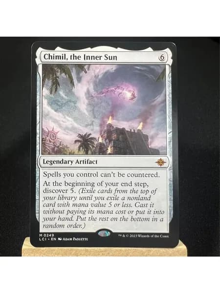 Набор MTG: Chandra FOIL, Chrome Mox, Chatterfang +25 раритетов FOIL-карты с защитным чехлом