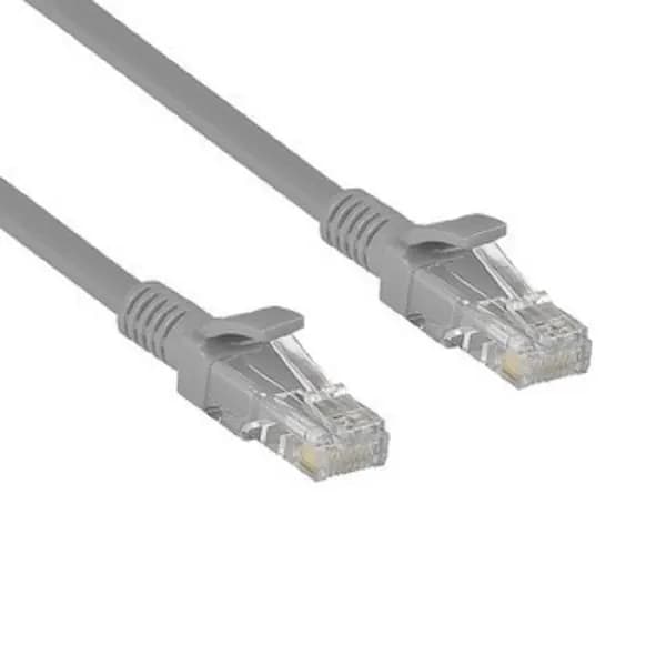 EXEGATE Коммутационный шнур EX282014RUS Патч - корд медный UTP - RJ45 - RJ45 - 5e - CU - 5M - GY, UTP, cat.5e, 5м, серый