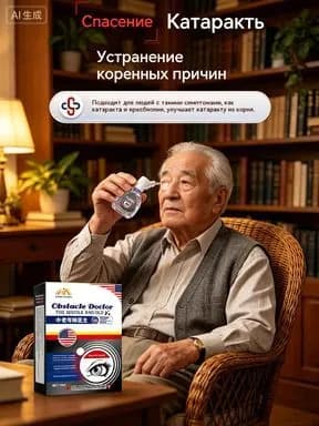 От катаракты и глаукомы, улучшающих зрение, от конъюнктивита.1 шт.
