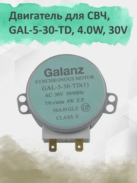 Двигатель для СВЧ, GAL-5-30-TD, 4.0W, 30V