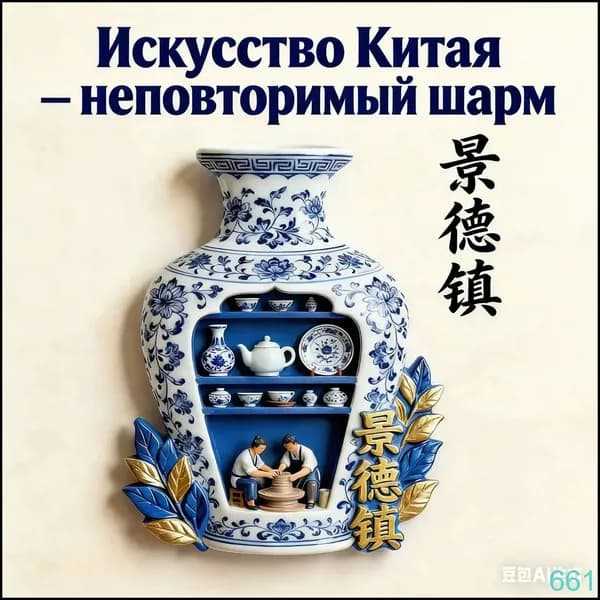 фарфоровое украшение для холодильника