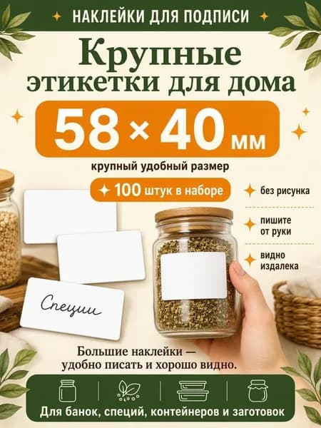 Наклейки для подписи