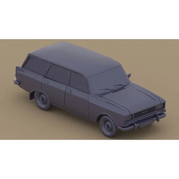 Москвич 2137. Масштабная модель 1:72.