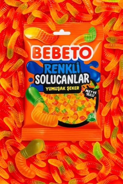 Bebeto Фруктовые сладкие и веселые желейные конфеты 80 г