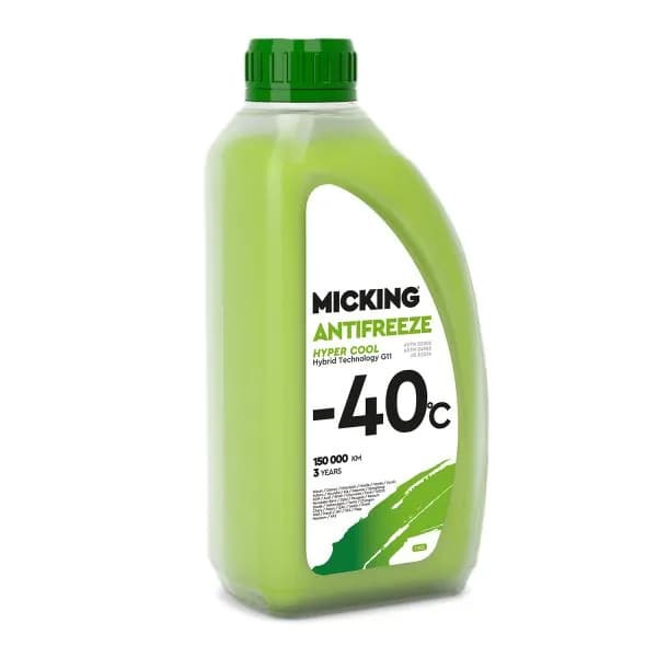 Антифриз MICKING ANTIFREEZE HYPER COOL Hybrid Technology G11 -40C (green) 1кг.