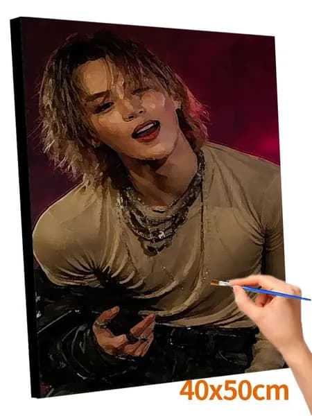 Картина По Номерам Для Взрослых Начинающих, 40x50см,BTS.Jimin