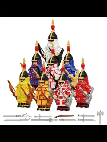 Минифигурки Китайские Рыцари Солдаты