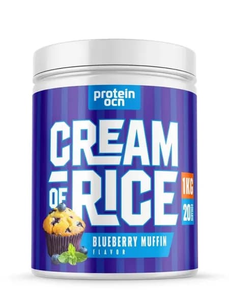 Proteinocean Cream of Rice, Вкус Черничный Маффин, Спортивный Напиток, 1кг
