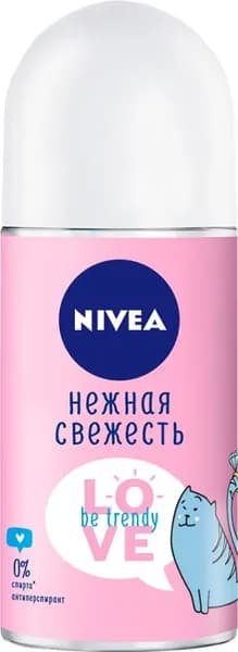 Антиперспирант Love Be Trendy Нежная свежесть роликовый для женщин NIVEA 50мл