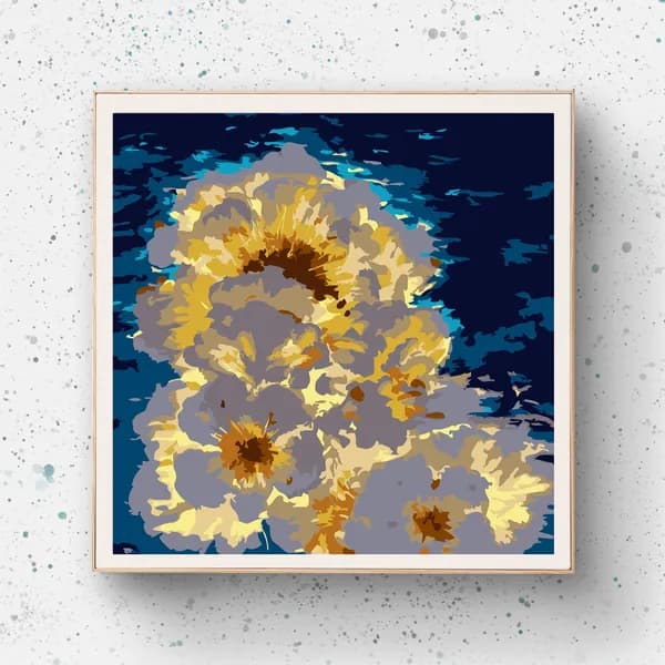 Картина по номерам, 20x20 CM, животные, пейзаж, подарок