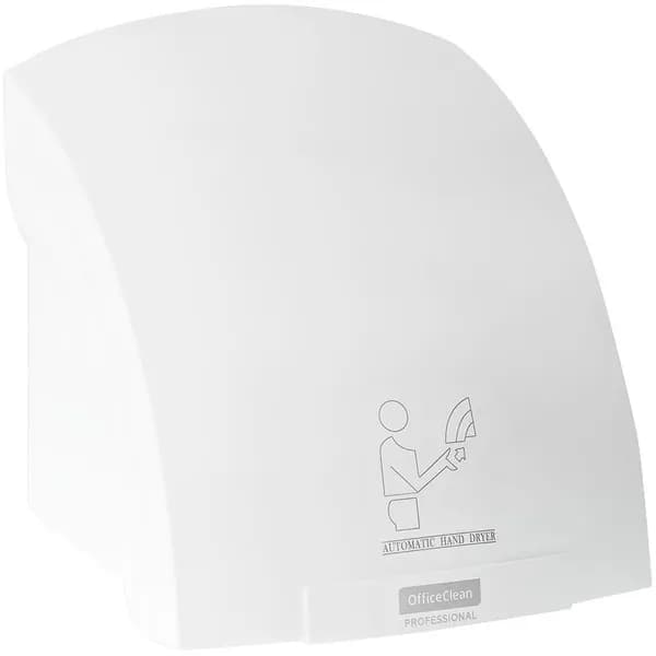 Сушка для рук электрическая OfficeClean Professional, 2000Вт, сенсорный, белый (314587)