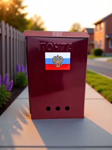 Почтовый ящик Герб без замка