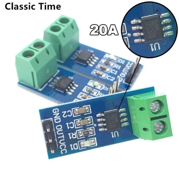 1 шт. НОВЫЙ модуль датчика тока Холла 5A 20A 30 A модель ACS712 для arduino