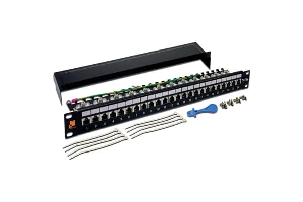 LANMASTER LAN-PPL24S5E Патч-панель 19" 1U 24xRJ45 кат.5e