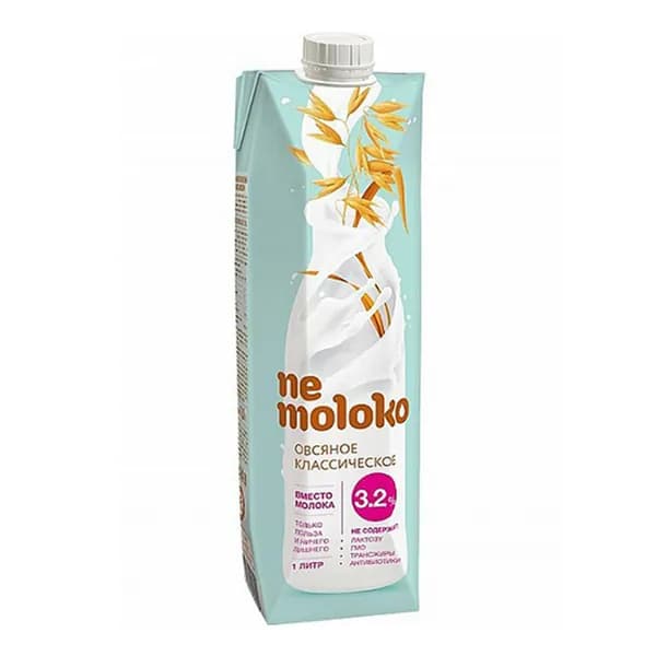 Напиток овсяный Nemoloko 3,2% 1 л