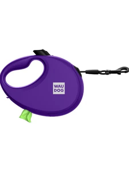 Поводок-рулетка R-leash, L, (5м) фиолетовый
