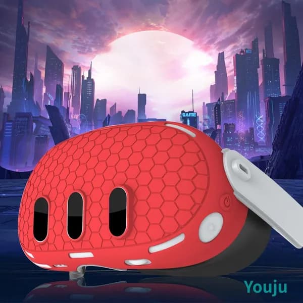 Силиконовый комплект защитных аксессуаров для Meta Quest 3 в 7 предметов