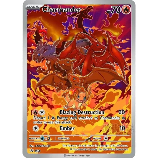 DIY PTCG Коллекционные карты, Чармандер, Генгар, Риолу. Самодельные одиночные карты, классические игровые аниме-карты, подарок, игрушка
