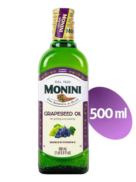 Масло из виноградных косточек Monini Grapeseed Oil, рафинированное, 500 мл