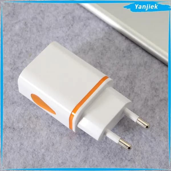 Настенное зарядное устройство USB Оранжевый цвет европейского стандарта