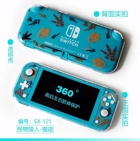 Защитный чехол для Switch Lite, полное покрытие верхней и нижней частей, окрашенный защитный чехол для игровой консоли NSL.