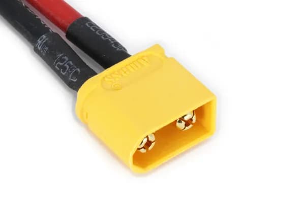Кабель с разъемом XT60U-M (Amass) папа 10см.