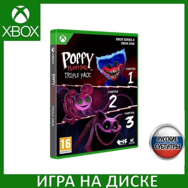 Игра Poppy Playtime Triple Pack Xbox One, Series X Русская Версия Диск на Xbox