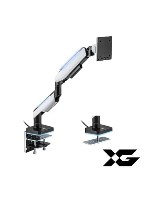 Настольный кронштейн с газлифтом MGG-1749 white для 1