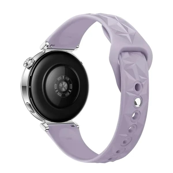 18 мм силиконовый ремешок для HUAWEI Watch GT6/5/4 41 мм, Спортивный ремешок, узор из ледяных кристаллов
