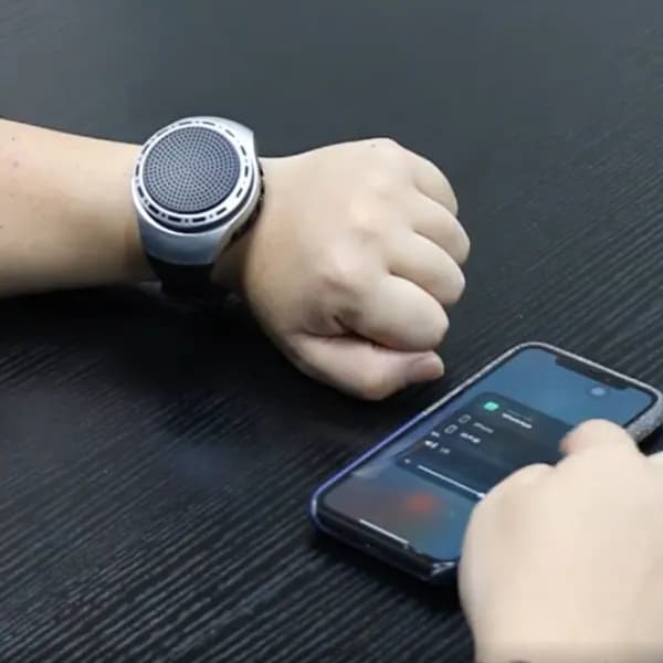 Беспроводная Bluetooth-колонка для велосипеда на запястье с подсветкой