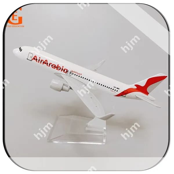 Металлическая Модель Самолета Аэробус 320, Арабские Авиалинии Air Arabia A320