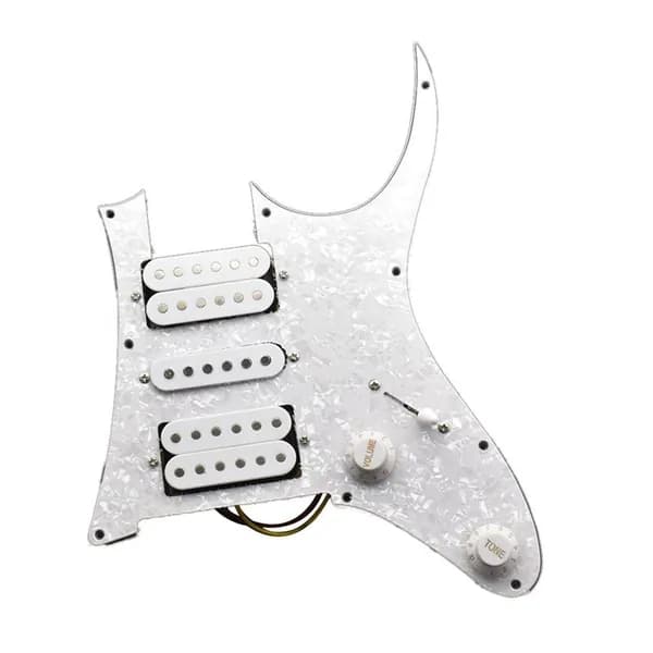 Звук для электрогитары ST Humbucker Звукосниматели для гитары Предустановленная накладка для гитары Белый жемчуг