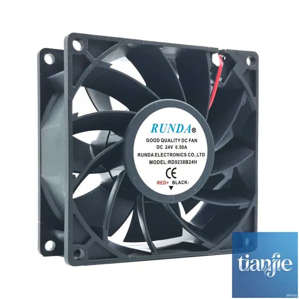 RD9238B24H 24V 0.50A 92 * 92 * 38 инверторный вентилятор охлаждения, осевой поток воздуха