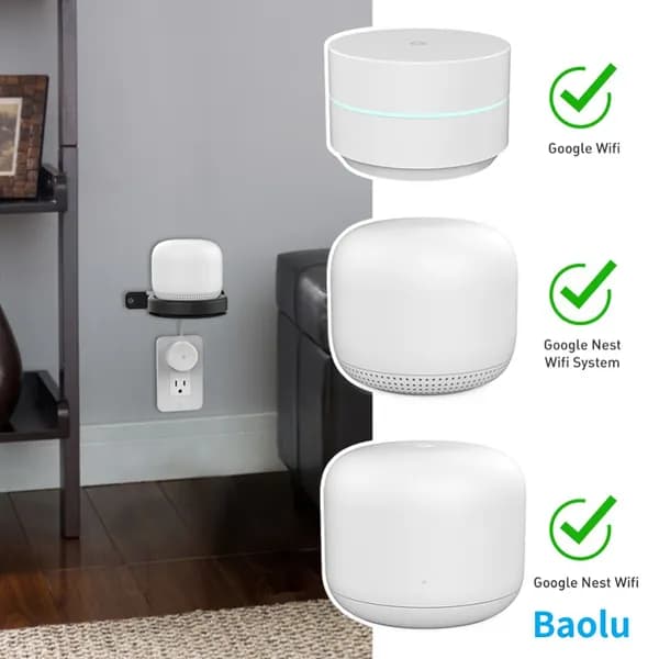 Кронштейн для настенного крепления Google Nest WiFi с функцией управления кабелями