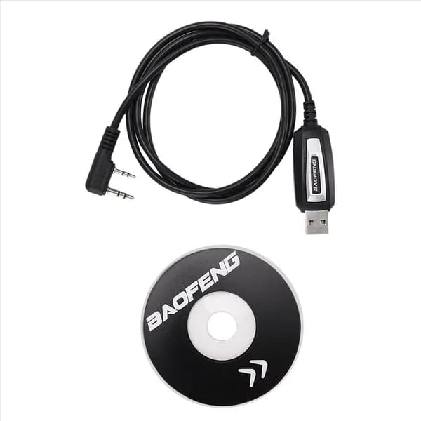 Baofeng USB-кабель для программирования + компакт-диск с драйверами для двусторонней радиосвязи UV-5R BF-888S BF-F8