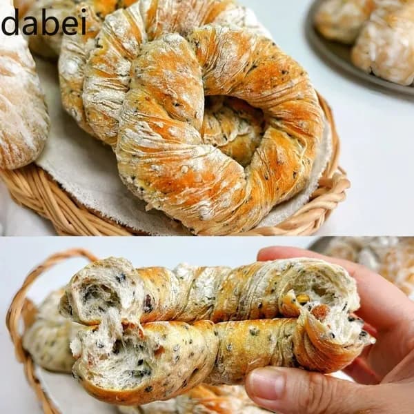 Хлебные кольца с орехами и грецкими орехами без муки, низкоуглеводные, без сахара, для фитнеса и похудения, полезный завтрак и перекус
