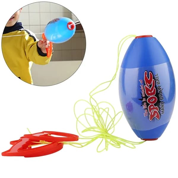 Спортивная игра на улице, скоростной мяч для двух игроков, челночный мяч, детская игрушка (синий)