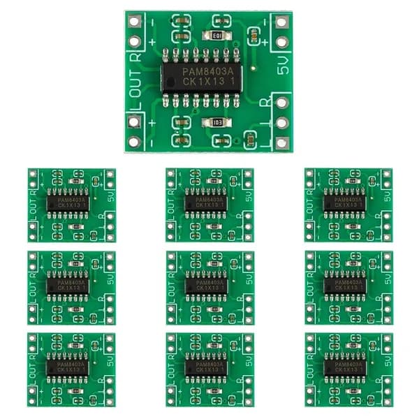 10 шт. PAM8403 модуль супер мини цифровой усилитель доска 2 x 3 Вт класса D цифр