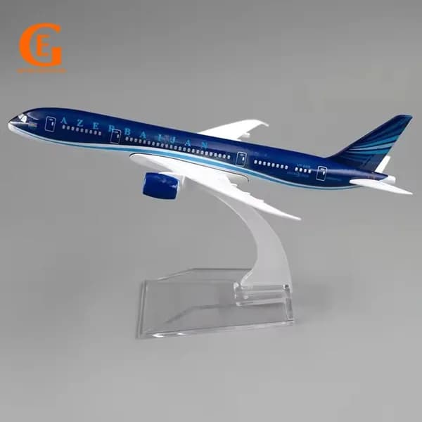 Металлическая Модель Самолета Боинг 787, Азербайджанские Авиалинии B787