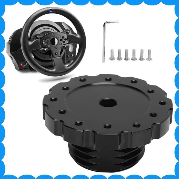 Адаптер руля, высокопрочный черный, для Thrustmaster T300 T500, идеальный аксессуар для гонок