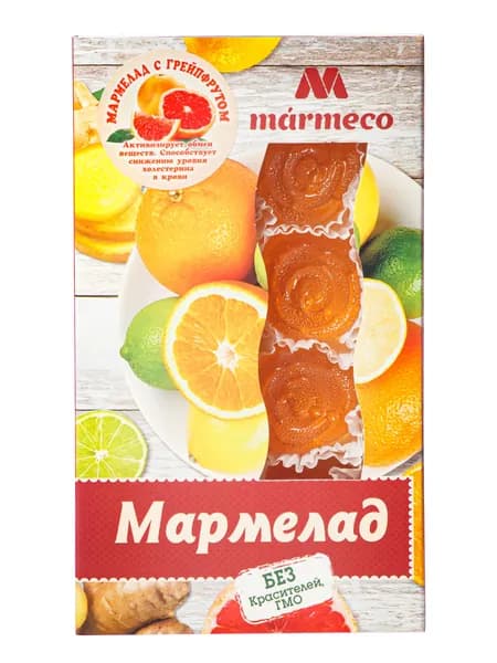 Мармелад желейный формовой " С Грейпфрутом", 180гр
