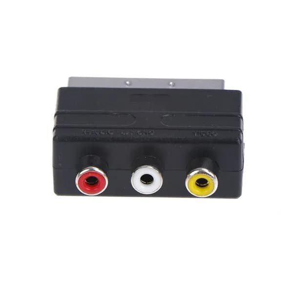 Вход адаптера SCART на 3RCA