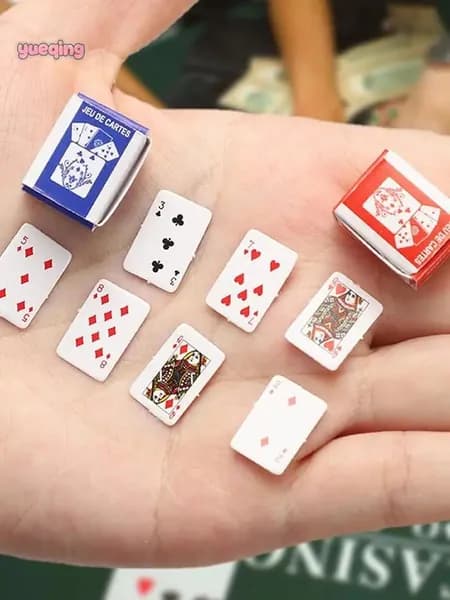 Мини-игральные Карты, 54 Карты В Колоде