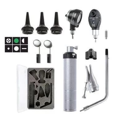 Оториноофтальмоскоп медицинский диагностический BASIC SET головка отоскопа COMBILIGHT С10 2.5В / головка офтальмоскопа EUROLIGHT Е16 2.5В KaWe Германия