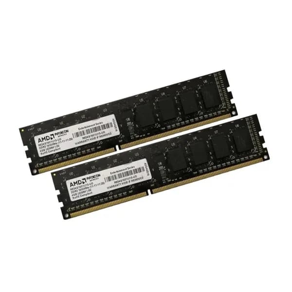 AMD Оперативная память DDR3, 1600 МГц, 2 x 4 ГБ (AMD Radeon R534G1601U1S-U0 (Kit 2x4Gb))
